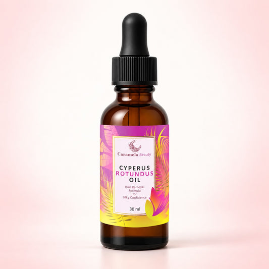 Aceite Cyperus Rotundus para Vello Corporal · Caramela Beauty 30 ml