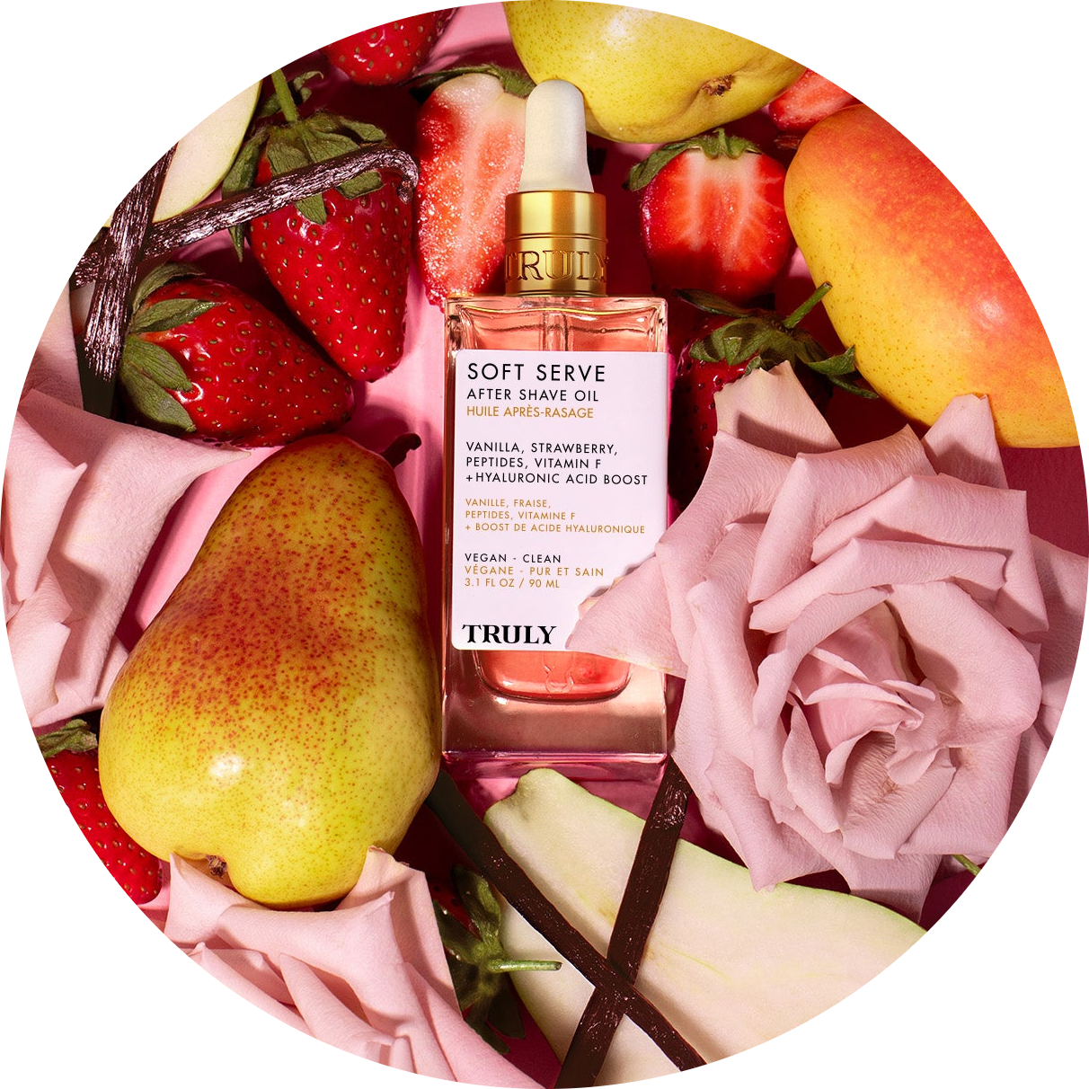 ACEITE TRULY ROSAS Y VAINILLA